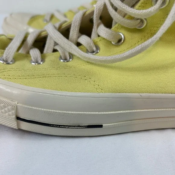 Converse Chuck Taylor All Star 70 Hi Light Yellow Sneakers Shoes Size M 11 W 13 - Picture 16 of 16